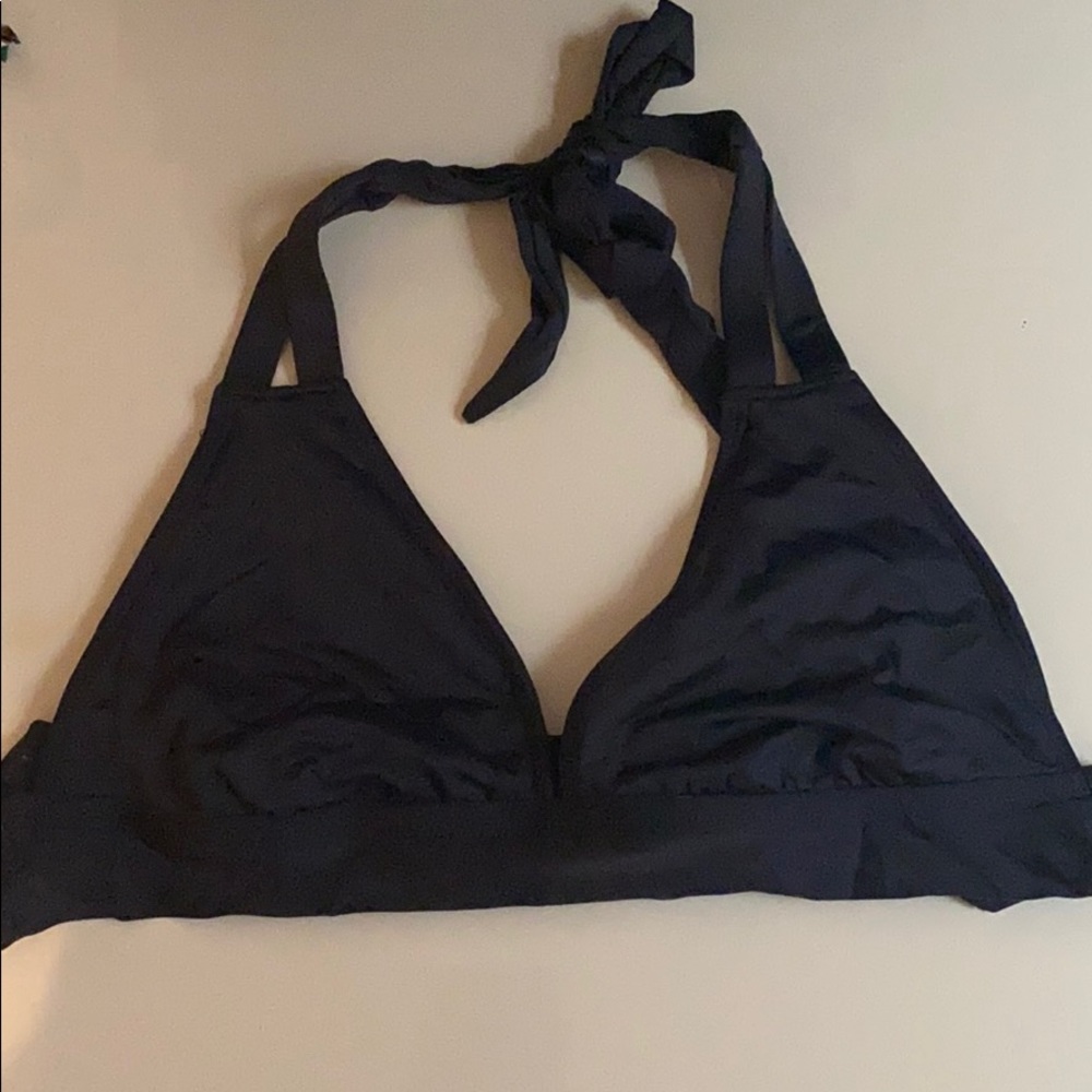 Navy blue bikini top